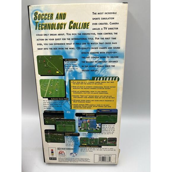 FIFA International Soccer (3DO, 1994) TESTED Complete - Picture 4 of 13
